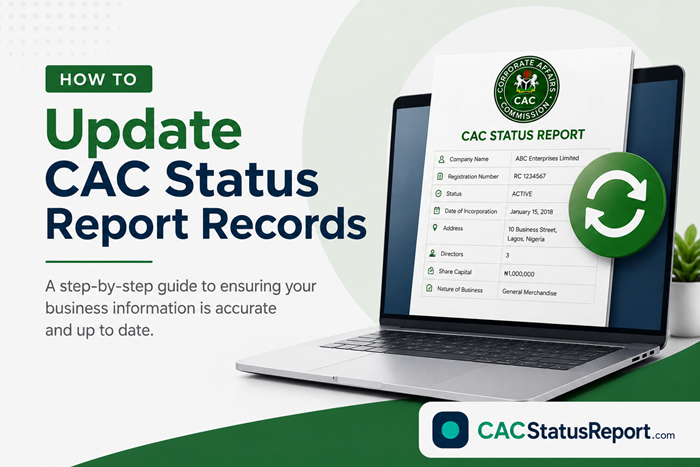 How to update CAC status report records